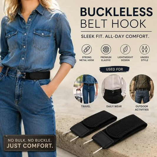 Unisex Buckleless Belt Hook